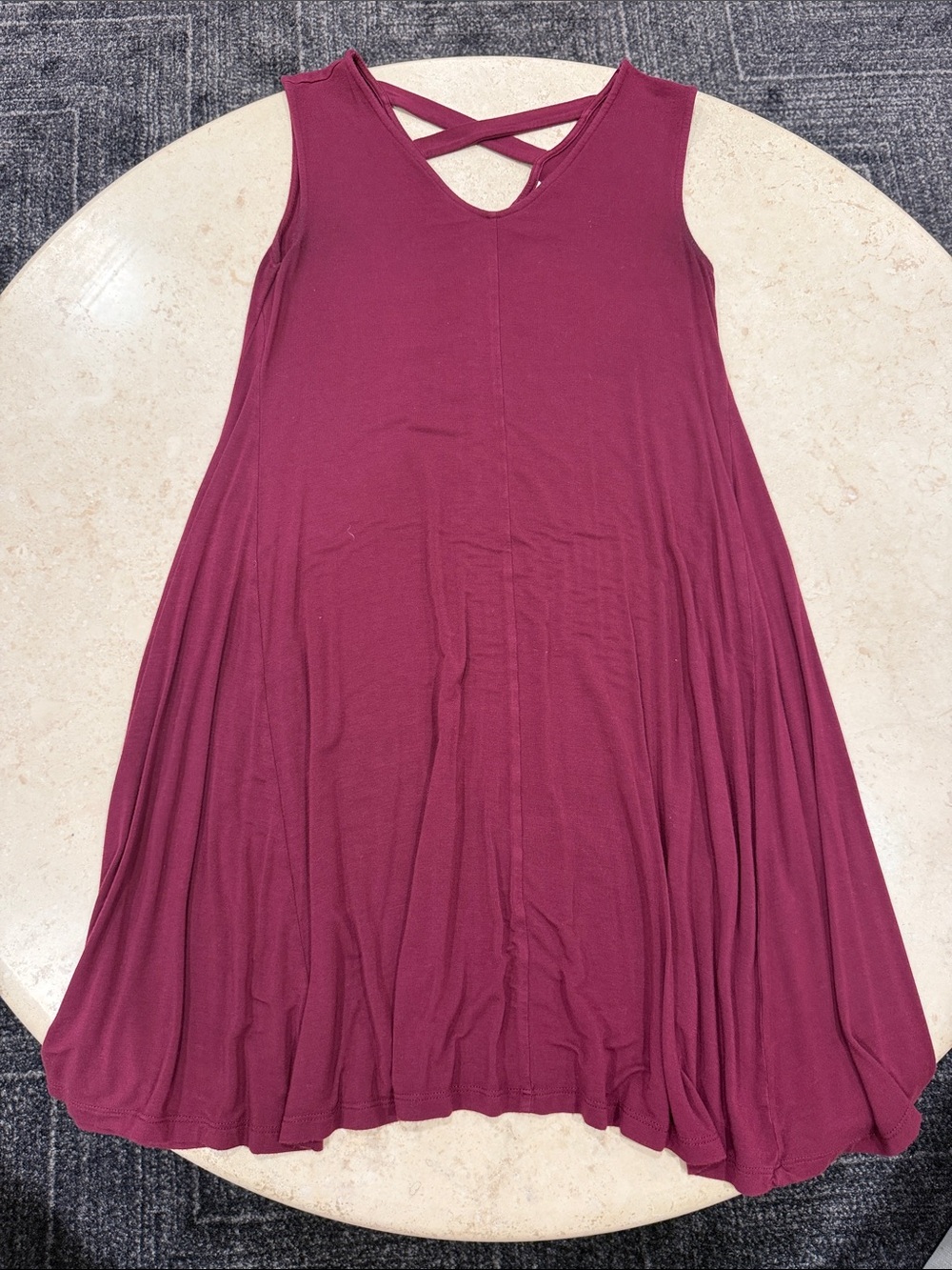 Style & Co. Swing Dress - Burgundy